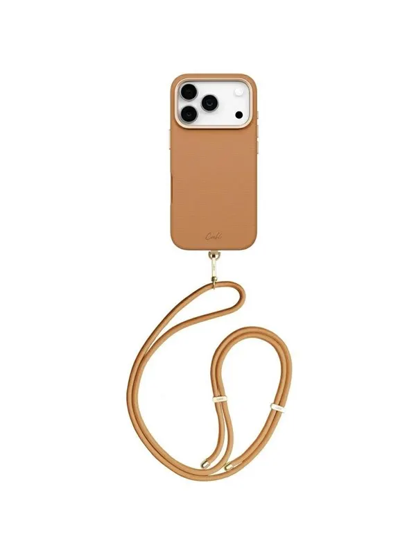 UNIQ Coehl Mirelle Case for iPhone 17 Pro Magnetic Charging - Brown