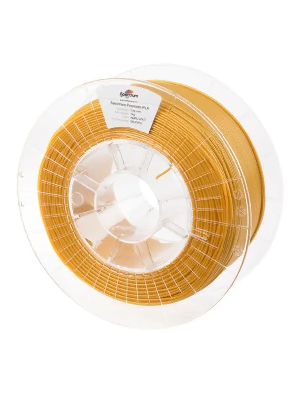 Spectrum 3D Filament / PLA Premium / â 1.75 mm / Pearl Gold / 1 kg