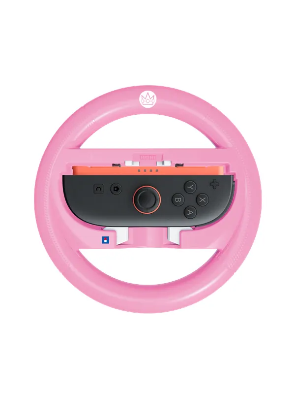 HORI Mario Kart Racing Wheel - Switch 1 & 2 - Peach - Wireless