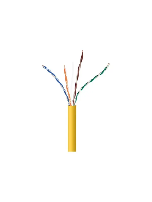 Gembird Cablexpert bulk cable - 305 m - yellow - Gul - 305m