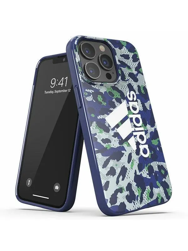Adidas OR SnapCase Leopard Case for iPhone 13 / iPhone 13 Pro - Blue