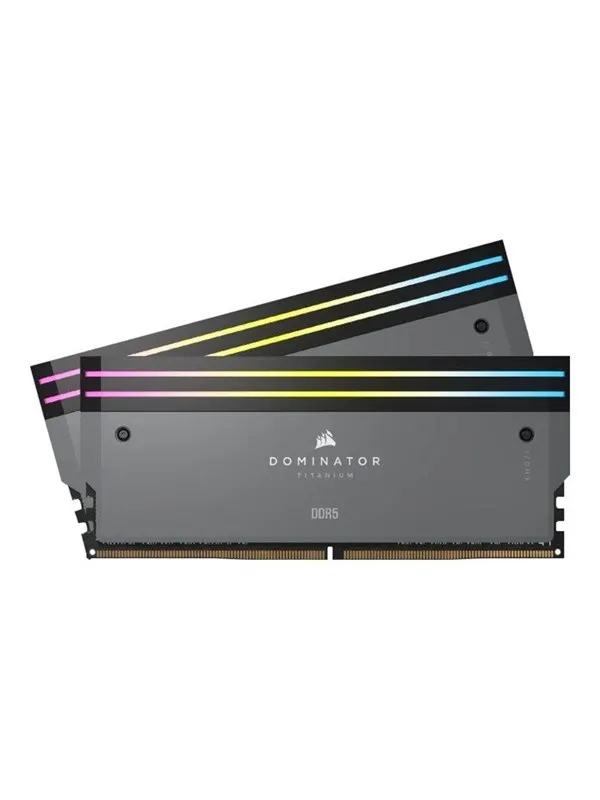 Corsair Dominator Titanium DDR5-6000 - 64GB - CL30 - Dual Channel (2 pcs) - AMD EXPO & Intel XMP - Grå med RGB