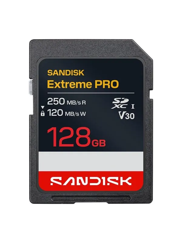 SANDISK Extreme PRO SD - 250MB/s - 128GB