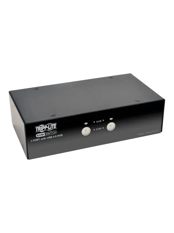 Eaton series 2-Port DisplayPort KVM Switch w/Audio Cables and USB 3.0 SuperSpeed Hub