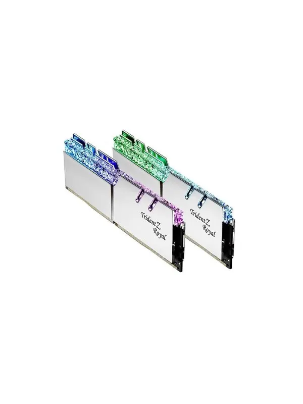 G.Skill Trident Z Royal DDR4-2666 - 64GB - CL19 - Dual Channel (2 pcs) - Intel XMP - Silver med RGB