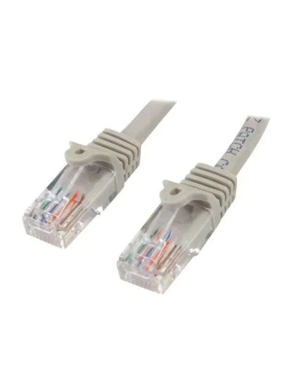 StarTech.com 2m Gray Cat5e / Cat 5 Snagless Patch Cable - patch cable - 2 m - grey - Grå - 2m