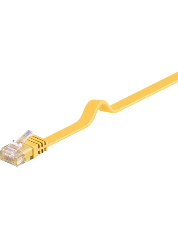 Pro LAN CAT 6 Flat U/UTP - Gul - 1m
