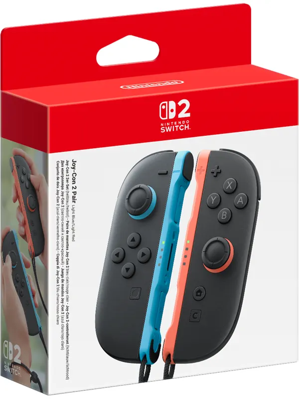 Nintendo Switch 2 Joy-Con 2 Pair Light Blue/Light Red - Wireless Controller - Nintendo Switch 2