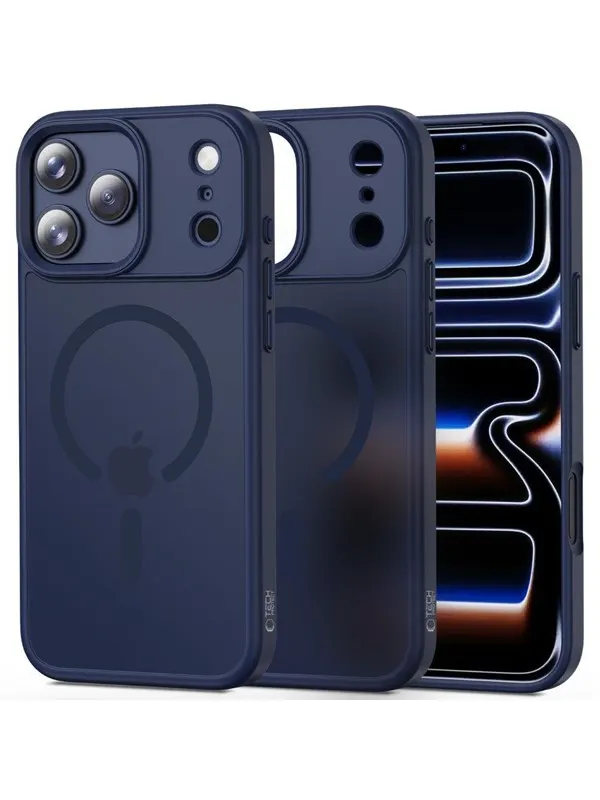 Tech-Protect MagMat MagSafe Case for iPhone 17 Pro Max - Navy Blue