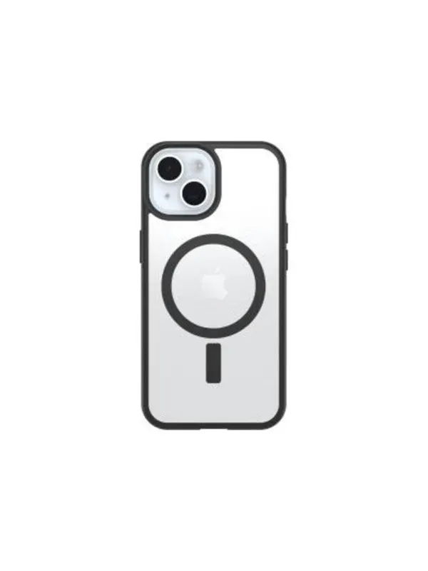 OtterBox React MagSafe Apple iPhone 16e/15/14/13 Black Crystal - clear/black - ProPack