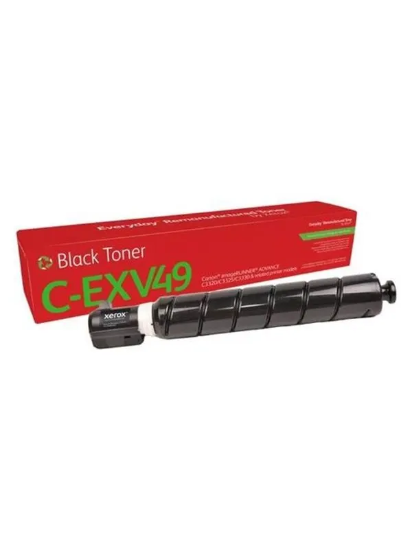 Xerox Everyday - black - compatible - remanufactured - toner cartridge (alternative for: Canon 8524B002 Canon C-EXV49) - Green World Alliance return programme