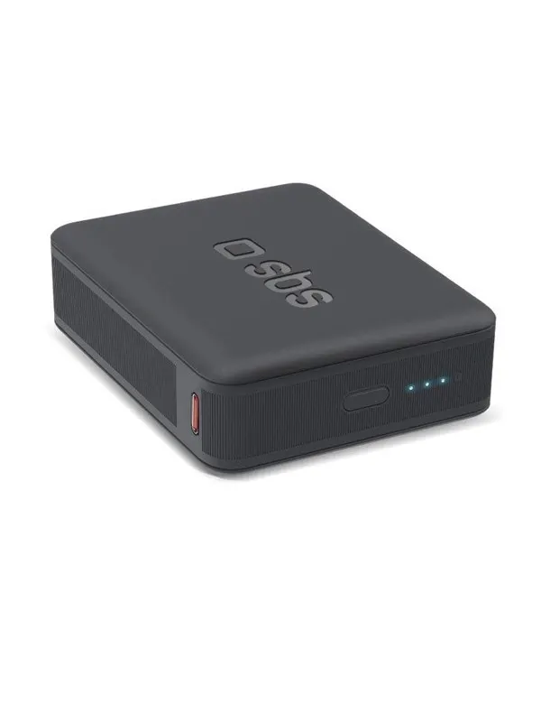 SBS 10.000 mAh PD powerbank - Svart - 10000 mAh