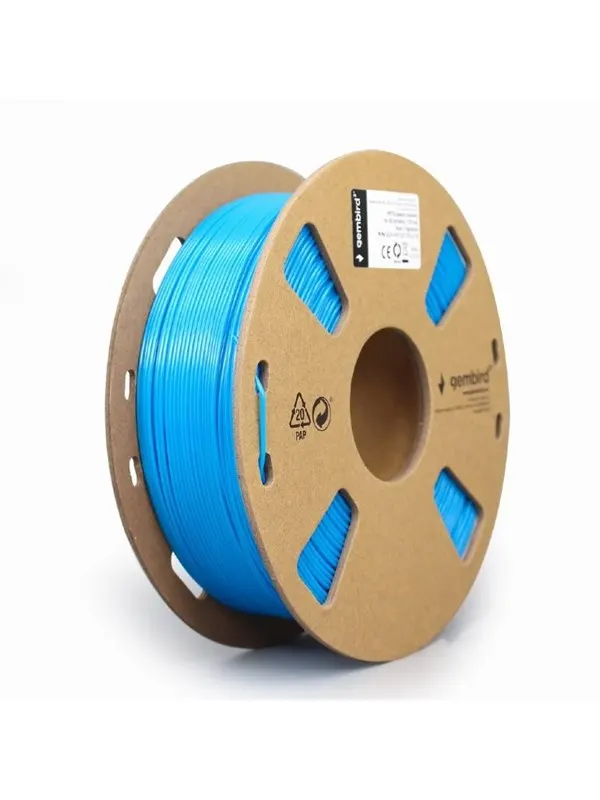 Gembird PETG (PET, PETT) filament - Blue - 1.75mm ø - 1 kg