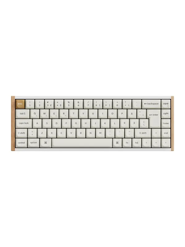 Keychron K6 HE SE Wireless Tri-Mode - Gaming Tangentbord - Nordisk - Vit