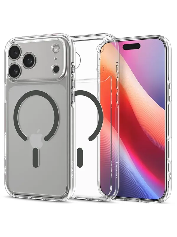Spigen Ultra Hybrid MagSafe - clear graphite - iPhone 17 Pro Max