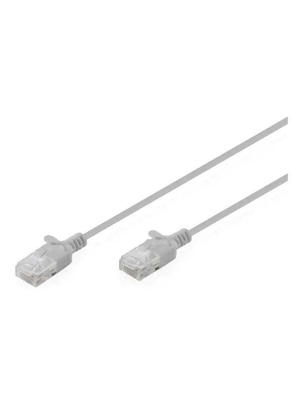DIGITUS patch cable - 1.5 m - grey - Grå