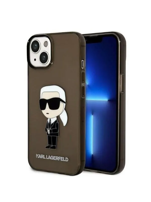 Karl Lagerfeld Ikonik Karl case for iPhone 14 Plus - black