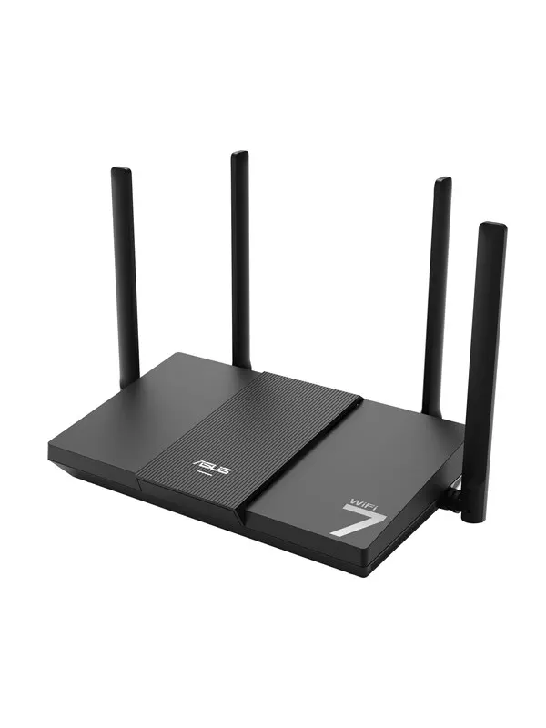 ASUS RT-BE50 - Wi-Fi 7 - Dual-band - 4-Antenna - 3-Port switch - Wireless router 802.11a/b/g/n/ac/ax/be (Wi-Fi 7) - Wireless router