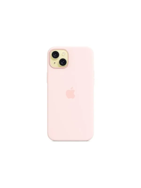 Apple iPhone 15 Plus Silicone Case with MagSafe - Light Pink