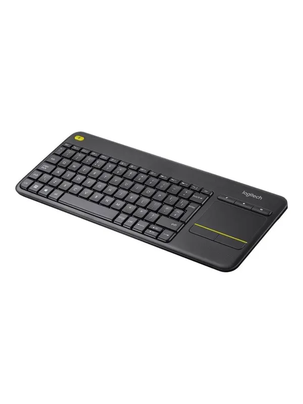 Logitech Wireless Touch Keyboard K400 Plus - tang - Tangentbord - Engelska (UK) - Svart