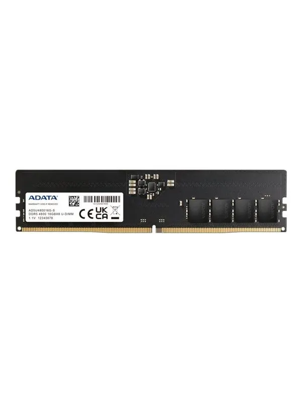 A-Data UDIMM DDR5-4800 - 16GB - CL40 - Single Channel (1 pcs) - Svart
