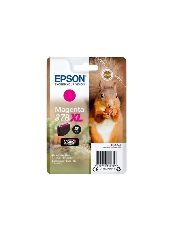 Epson 378XL - XL - magenta - original - blækpatron