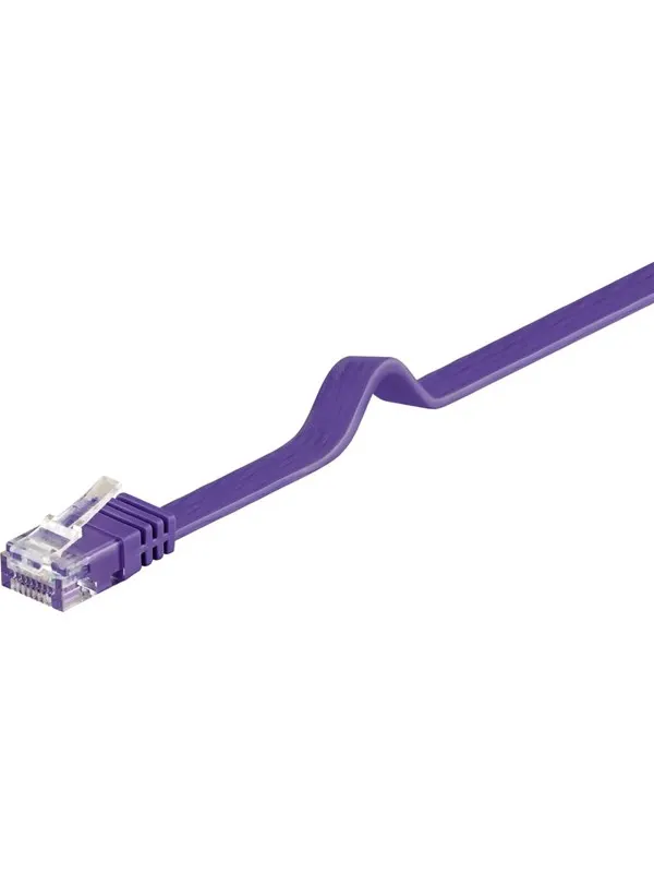 Pro LAN CAT 6 Flat U/UTP - Lila - 2m