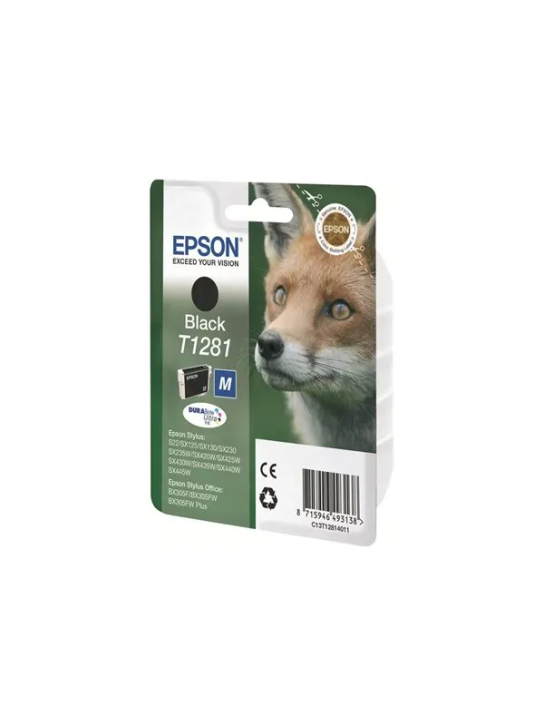 Epson T1281 Black Ink - Blister