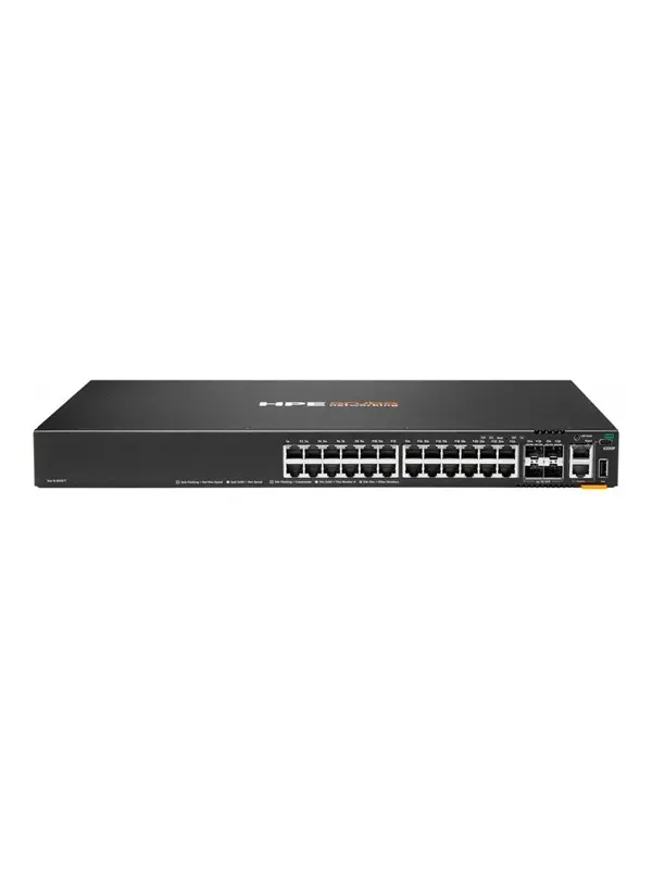 Hewlett Packard Enterprise HPE Aruba Networking CX 6200F 24G 4SFP TAA Switch