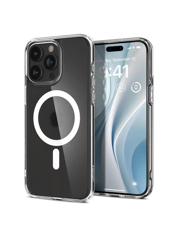 Spigen Ultra Hybrid MagSafe - frost clear - iPhone 15 Pro
