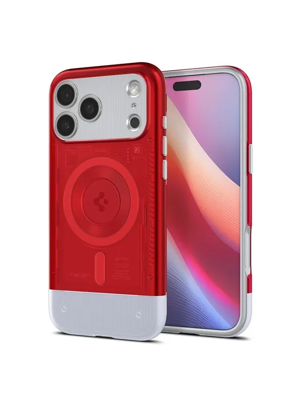 Spigen Classic C1 MagSafe - ruby - iPhone 17 Pro