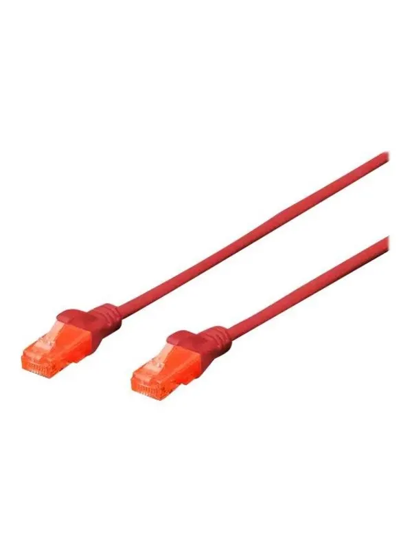 DIGITUS Professional patch cable - 1 m - red - Röd - 1m