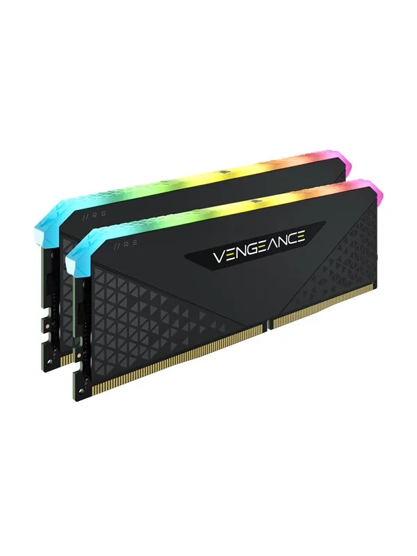 Corsair Vengeance RGB RS DDR4-3200 - 16GB - CL16 - Dual Channel (2 pcs) - AMD Optimized - Svart med RGB