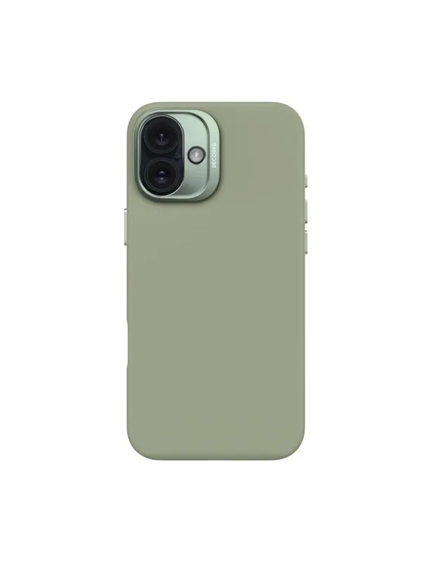 Decoded AntiMicrobial Silicone Backcover for iPhone 16 Plus Jade Green