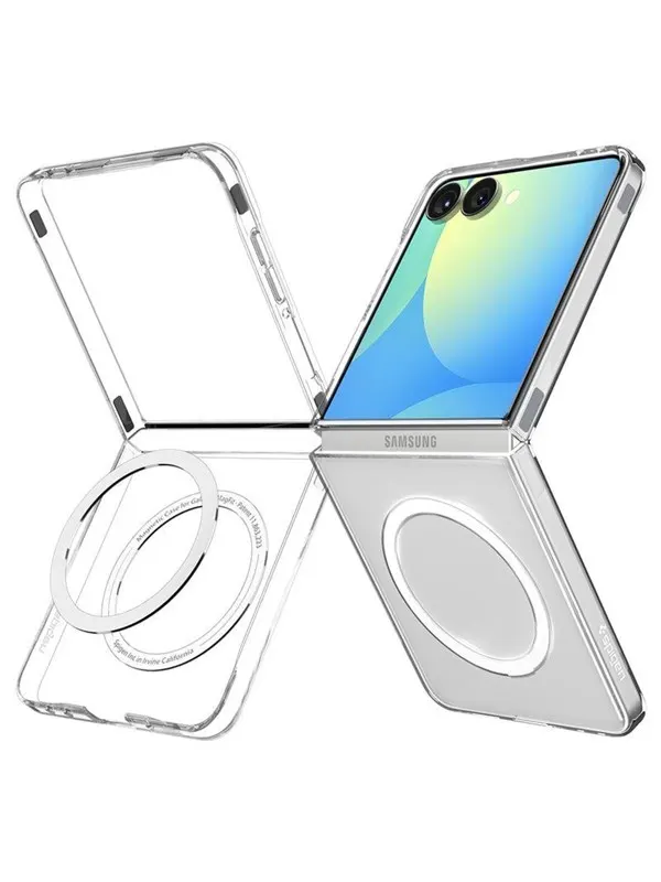 Spigen Air Skin MagSafe - clear white - Samsung Galaxy Z Flip7