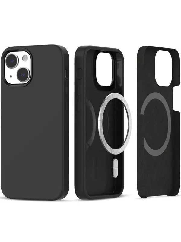 Tech-Protect Silicone MagSafe Case for iPhone 13 / 14 - Black