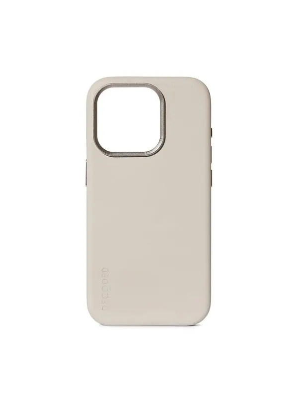 Decoded Leather Backcover for iPhone 15 Plus Clay
