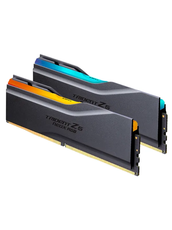 G.Skill Trident Z5 NeoX RGB DDR5-6000 - 32GB - CL36 - Dual Channel (2 pcs) - AMD EXPO ULL - Svart med RGB