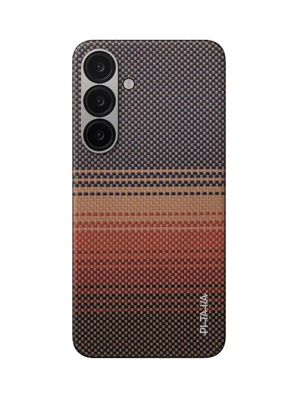 PITAKA Tactile Woven Case Sunset - Samsung Galaxy S25
