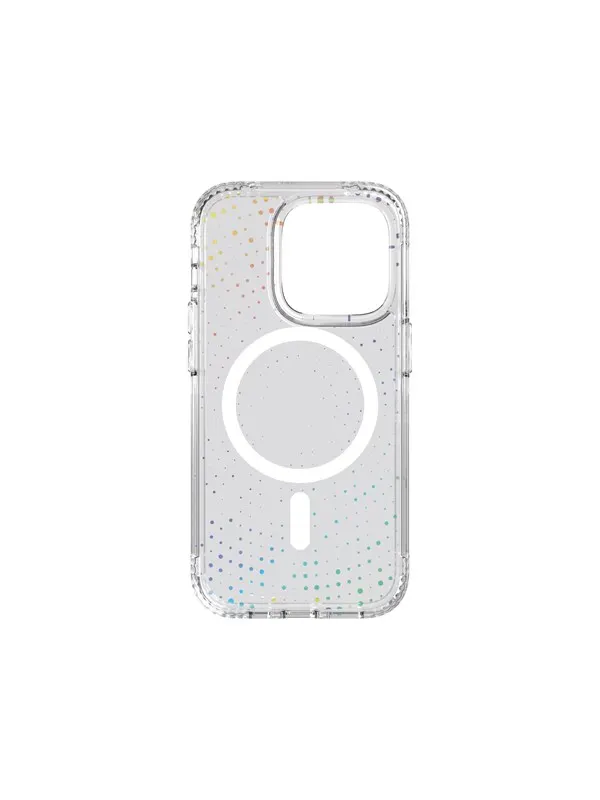 Tech21 Evo Sparkle MagSafe iPhone 14 Pro Transparent