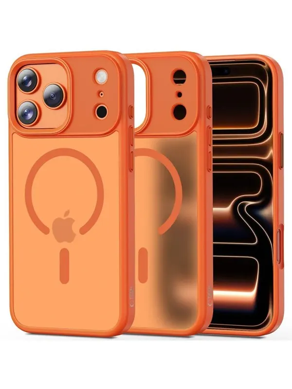 Tech-Protect MagMat MagSafe Case for iPhone 17 Pro Max - Orange