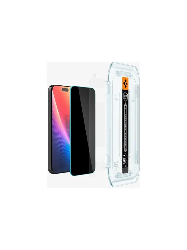 Spigen Glass tR EZ Fit (Privacy) 2 Pack - transparency - iPhone Air