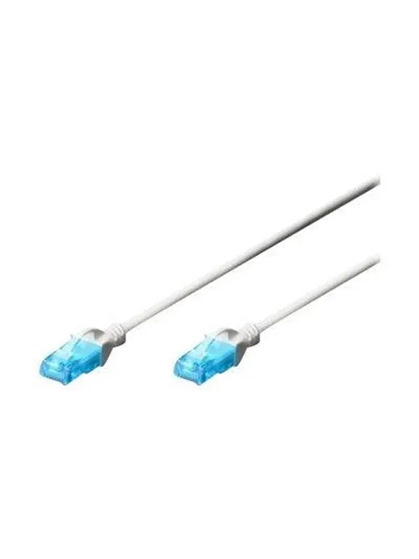 DIGITUS CAT 5e U-UTP Patch Cord - 0.5m - Vit - 0.5m