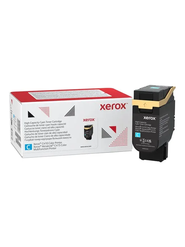 Xerox - high capacity - cyan - original - toner cartridge - Use and Return