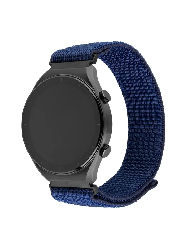 FIXED Nylonrem för Smartwatch Universal 20 mm Mörkblå