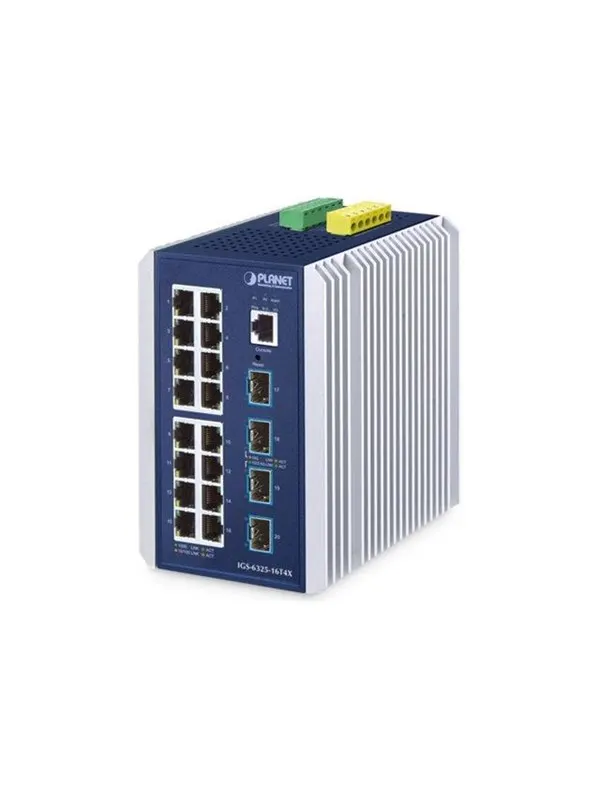 PLANET IGS-6325-16T4X - switch - industrial - 20 ports - Managed