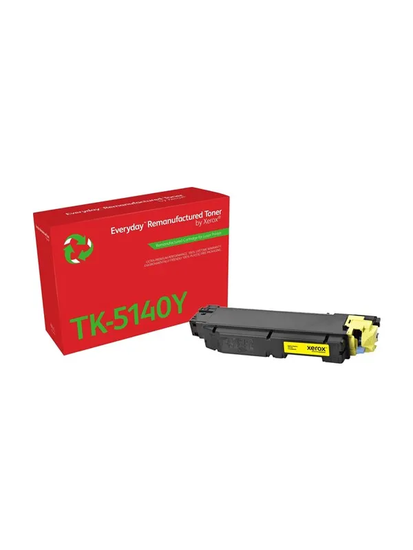 Xerox Everyday - yellow - compatible - remanufactured - toner cartridge (alternative for: Kyocera TK-5140Y) - return programme
