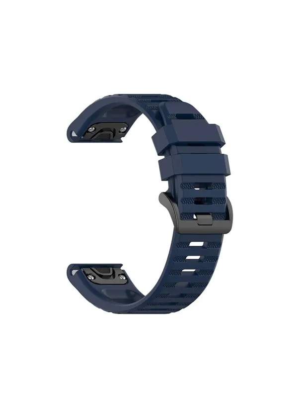FIXED Silikonrem för Garmin QuickFit 22 mm Mörkblå