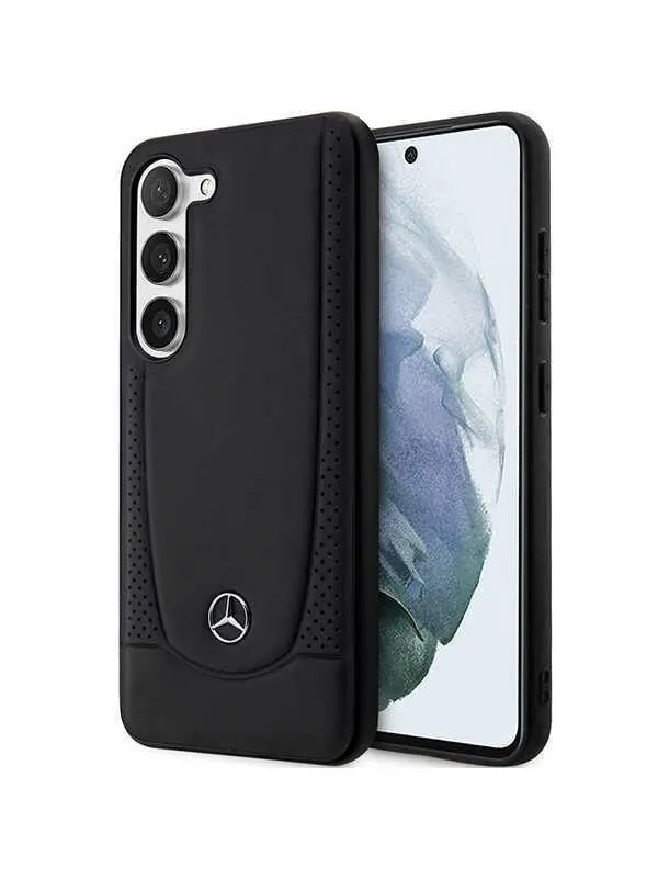 Mercedes Leather Urban Case for Samsung Galaxy S23 FE - Black