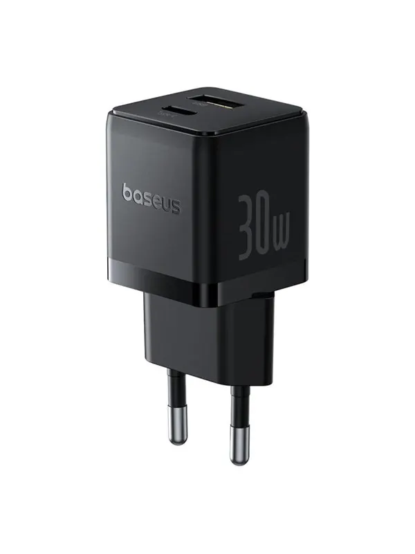 Baseus Palm 30W USB-C USB-A Wall Charger - Black